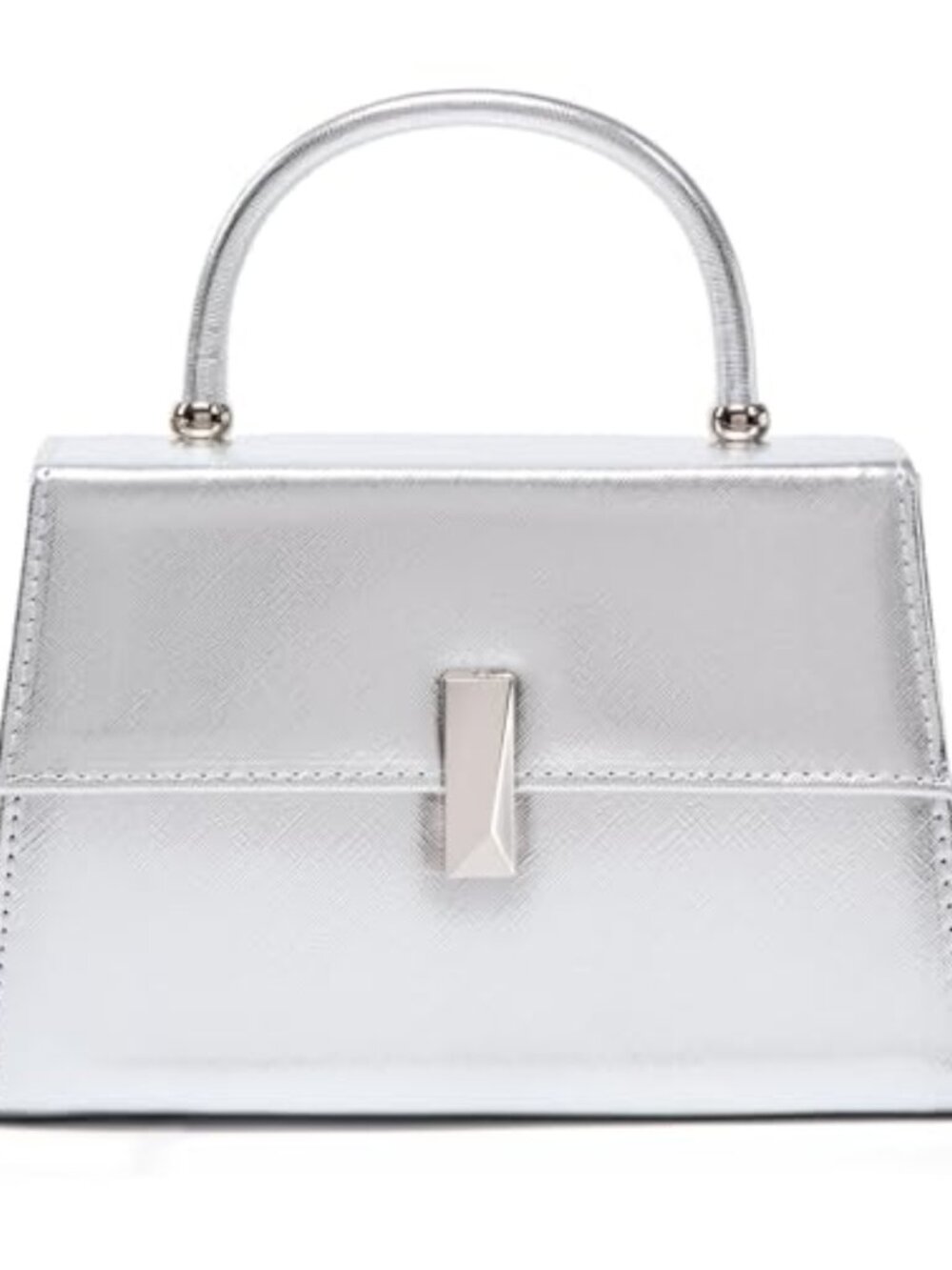 PU Leather Evening Clutch Purses Top-Handle Handbag with Chain